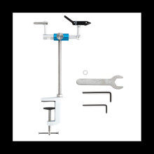 Rotaries Fly Tying Vise Fly Vise, 360 Degree Rotation Ultra Light Fly Tying Tools Jig Tying Vise C-Clamp Mount
