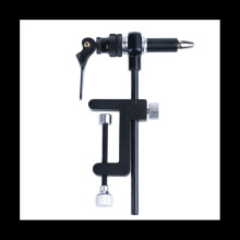 Rotatable Fly Tying Vise Tools C-Clamp Tying Vise with Steel Hardened Jaw Rotating Hook Tools Tying Thread Bobbin Holder