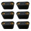 6Pcs Windsurfing Black Plastic 2-Hole Footstrap Insert Windsurf Board Footstrap Replacement Surfboard Surfing Accessorie 1