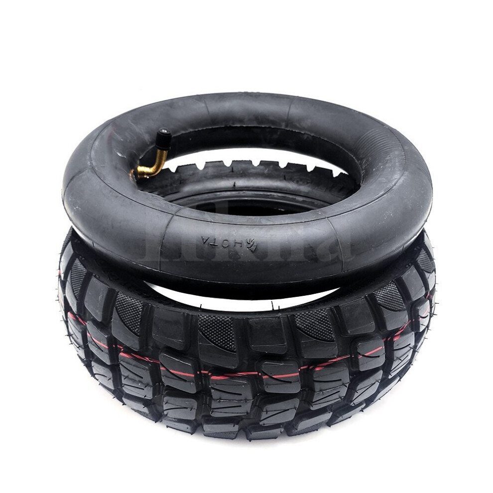 Tlily 255X80 Tire Inner Tube Outer Tyre For Electric Scooter 10X Dualtron Kugoo M4 Upgrade 10 Inch Off Road Tire,90 Degree