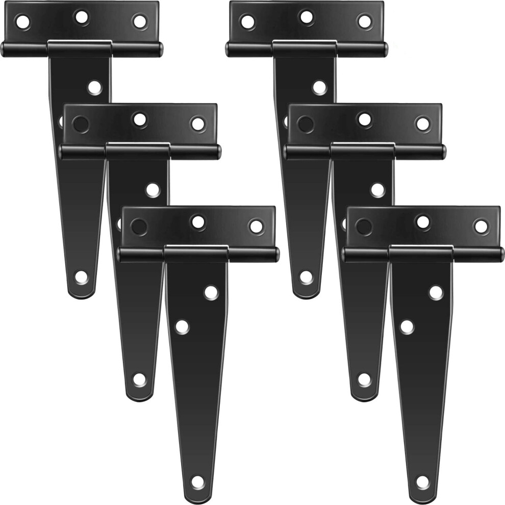 Photos - Other for Repair 6 PCS 4 Inch T-Strap Hinges Rustic Gate Strap Hinge Rustproof Gate Door Black Hinges for Windows, Fence and Barn Gates
