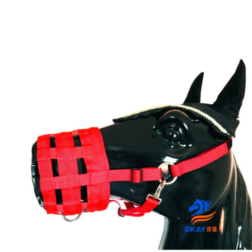 easy breathe horse grazing muzzle,feeding brake.The size is adjustable(TE1005) 2
