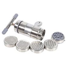 Portable Manual Operated Stainless Steel Pasta Maker Noddle Juicer Pressure Making Machine Kitchen Noodle Press Tools