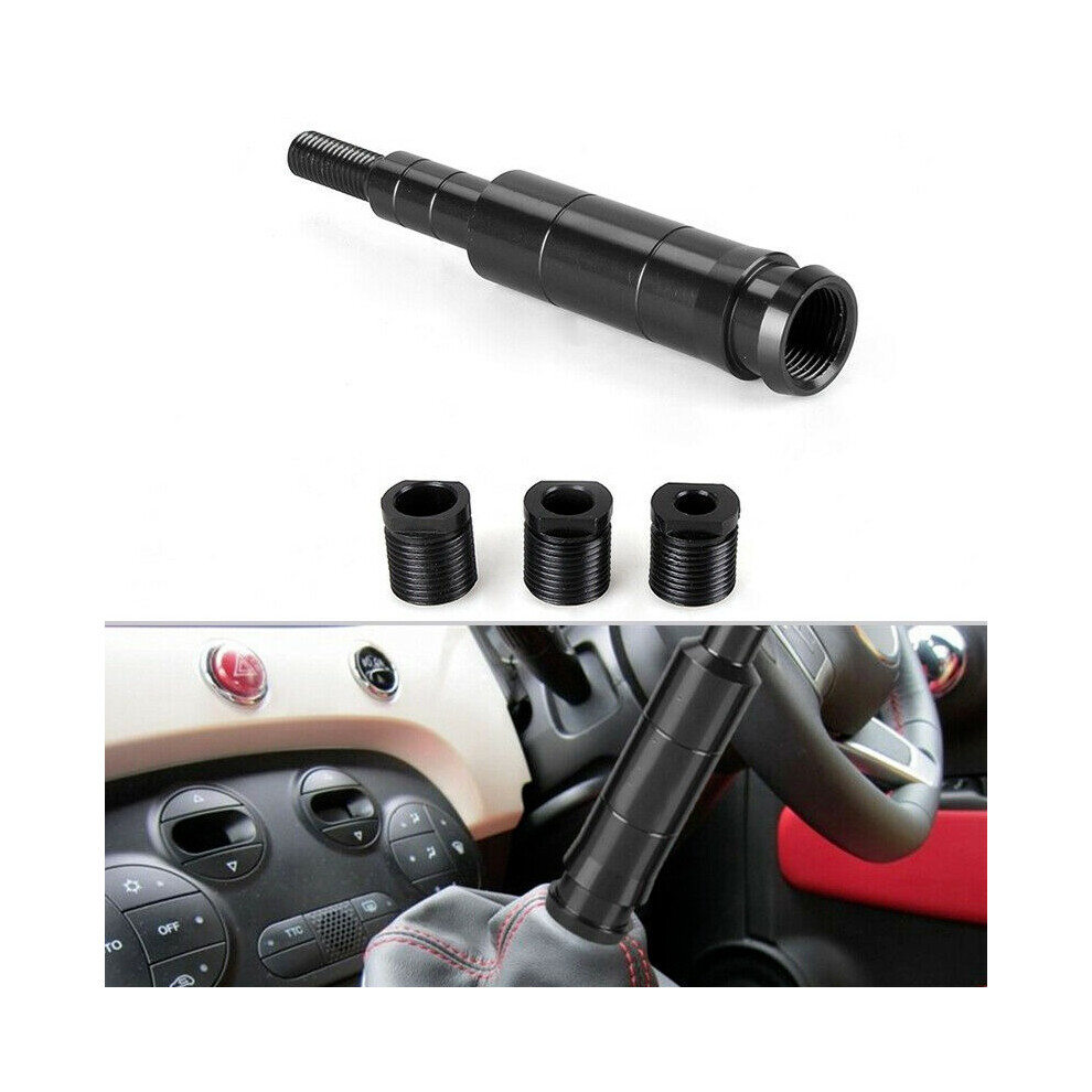 Car Vehicle Shift Knob Extender Extension Adjustable Lever Gear Shifter M10x1.5 Black 5063131441994