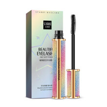 Starry Sky Mascara 4D Waterproof Fiber Silk Eyelash Thick Curling Natural Lengthening Eye Lash Long-Lasting Not Blooming TSLM1