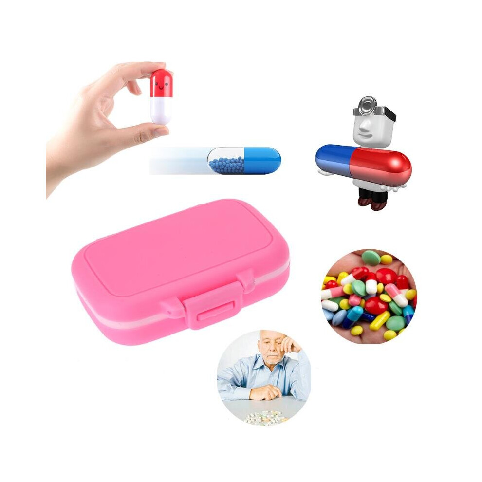 Wejoy Portable Pill Case For Medicine Boxes Travel Home Medical Jewelry Storage Pillbox Container Home Holder Case Splitters 3 Grids
