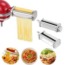 Noodle Makers Repair Parts for Thin/Thick/Flaky Noodles Cutter Roller for Stand Mixers Kitchen Aid Pasta Food Processor
