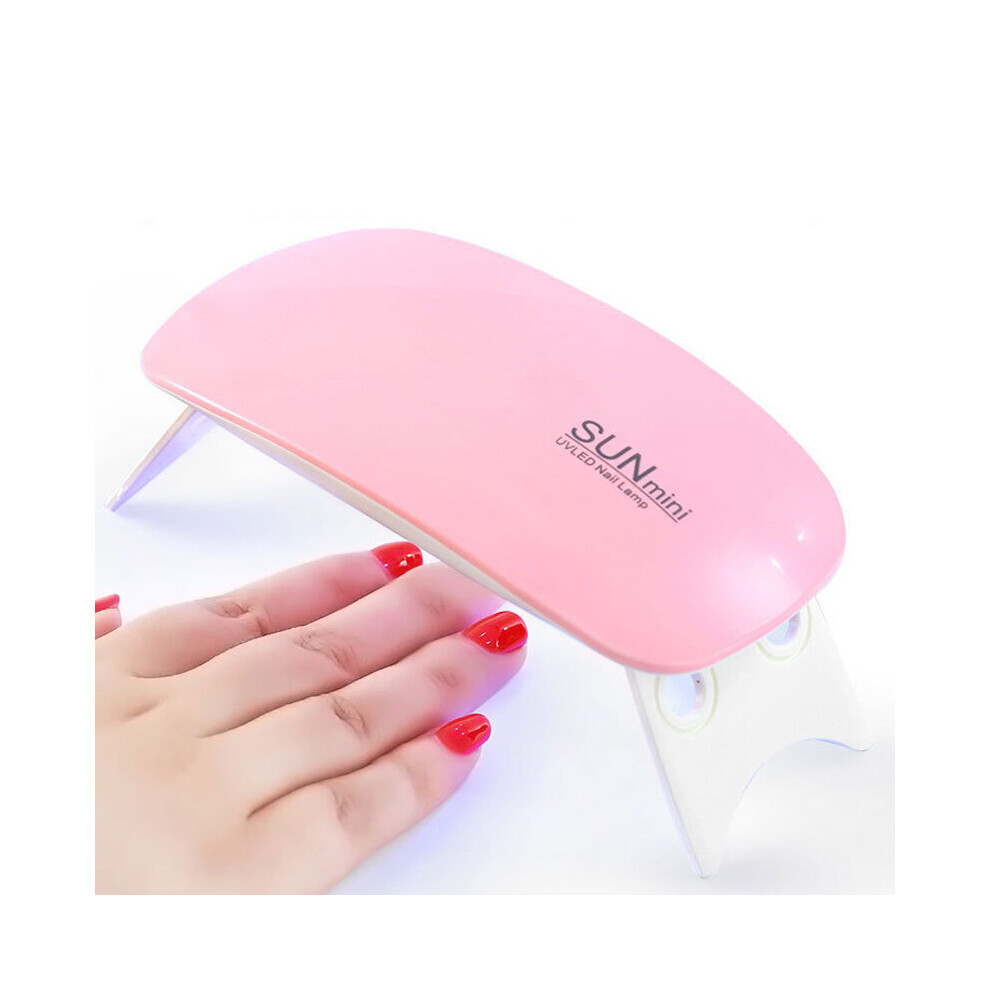 Wejoy Light Sun Mini 6W Nail Dryer Machine Portable 6 Led Uv Manicure Lamp Home Use Nail Lamp For Drying Nails Polish Varnish With Usb Cable