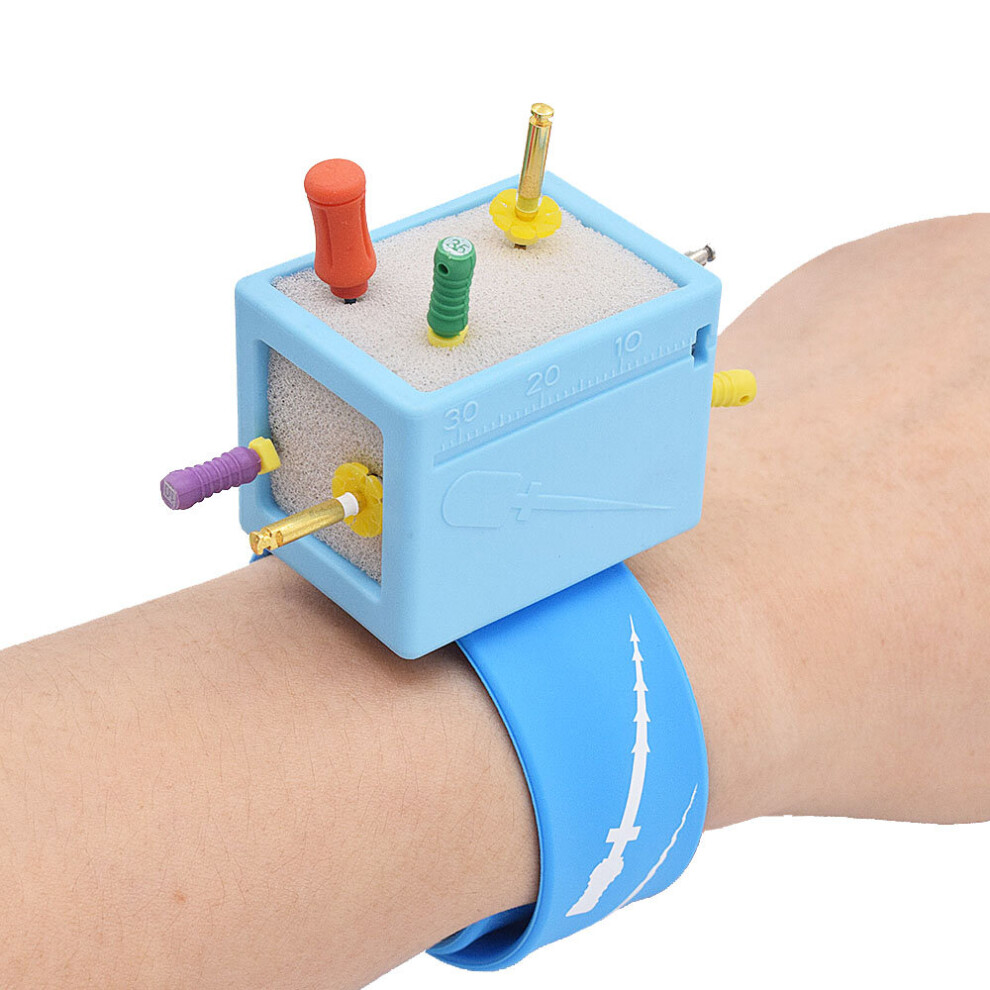 Wejoy 1 Pcs Autoclavable Endo Root Canal File Watch Wrist Endo Measuring Block Endodontic Files Drill Stand Holder Ruler Scale Watc