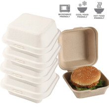 10/20pcs Disposable Bento Food Containers Baking Dessert Cake Bowl packaging Burger Snack Boxes Microwavable Home Lunchbox