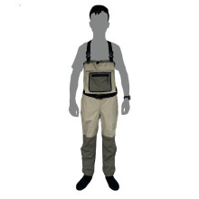 Waterproof and breathable fly fishing tackle waders neoprene foot for men raft hunting Quick-dry