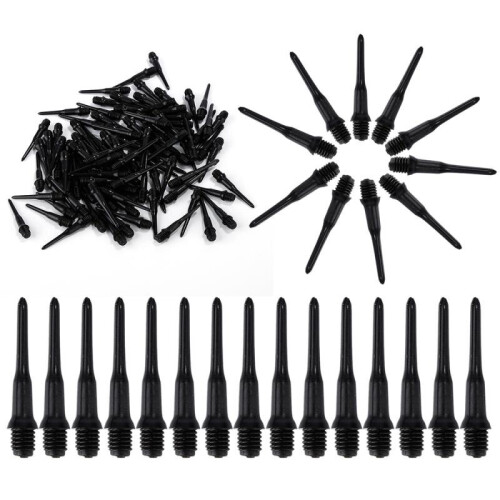 New 100PCS Durable Soft Tip Points Needle Replacement Set For Electronic Dart Head Professional Plastic Dart Tip Entertainment