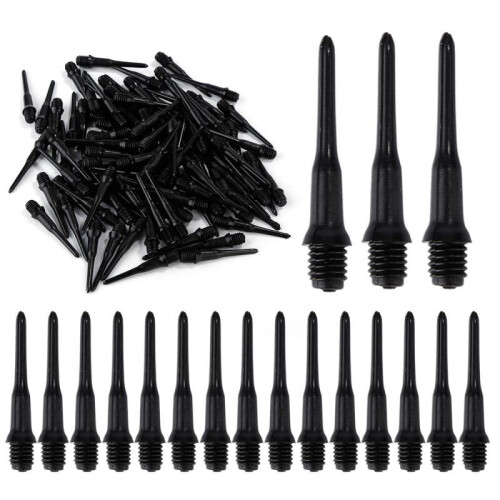 New 100PCS Durable Soft Tip Points Needle Replacement Set For Electronic Dart Head Professional Plastic Dart Tip Entertainment 2