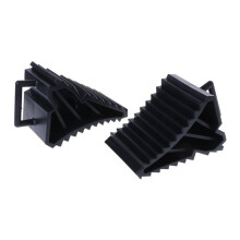 2022 New 2 Pcs Antislip Vehicle Car Truck Wheel Tire Chock Stop Block Black