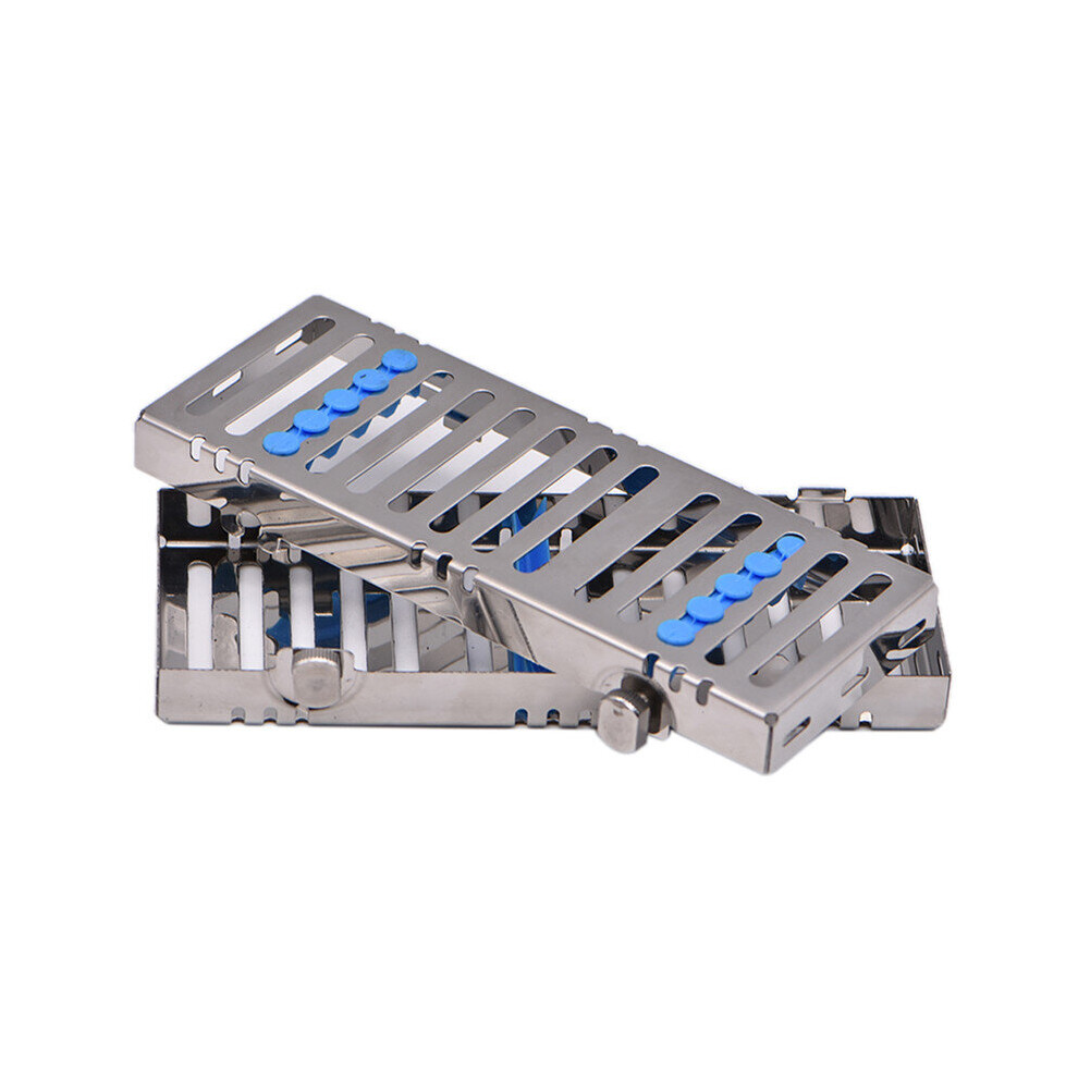 Wejoy Dental Instrument Sterilization Box Stainless Steel Rack Surgical Autoclavable Dental Cassette File Burs Disinfection Tray Tool