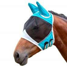 Horse Fly Mask With Ears Breathable Anti Mosquito Face Cover Protection Horse Head Mask Care Accessories Equestrian Equipment