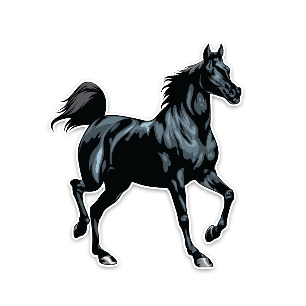1 Piece Horse Car Sticker Waterproof Personalized Decal Laptop Suitcase Truck Motorcycle Auto Accessories Pvc,16Cm*13Cm 5063131434644