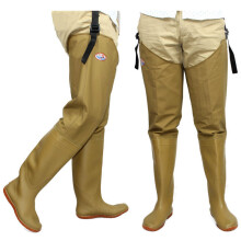 High-Jump Adjust Height Fishing Hunting Waders Waterproof PVC Material Soft Boots Outdoor Hunting Fish Fishing Waders Pant+Boot