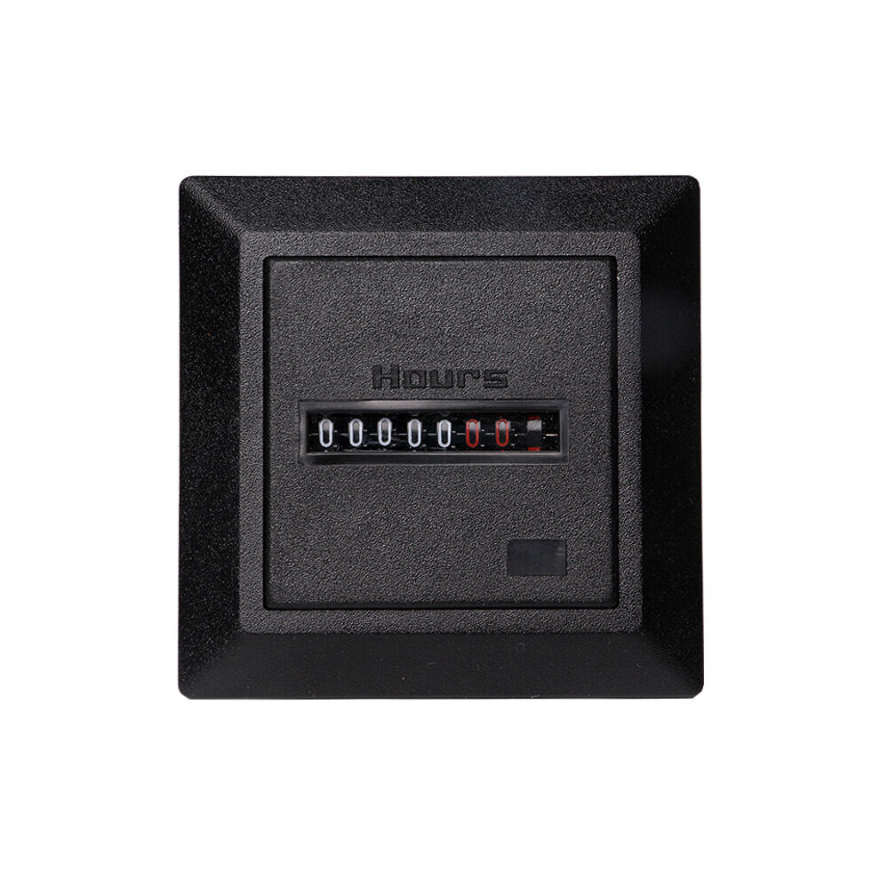 Hm-1 Timer Square Counter Digital 0-99999.99 Gauge 0.3W Ac220-240V / 50Hz Ac Hour Meter Hourmeter 5063131487640
