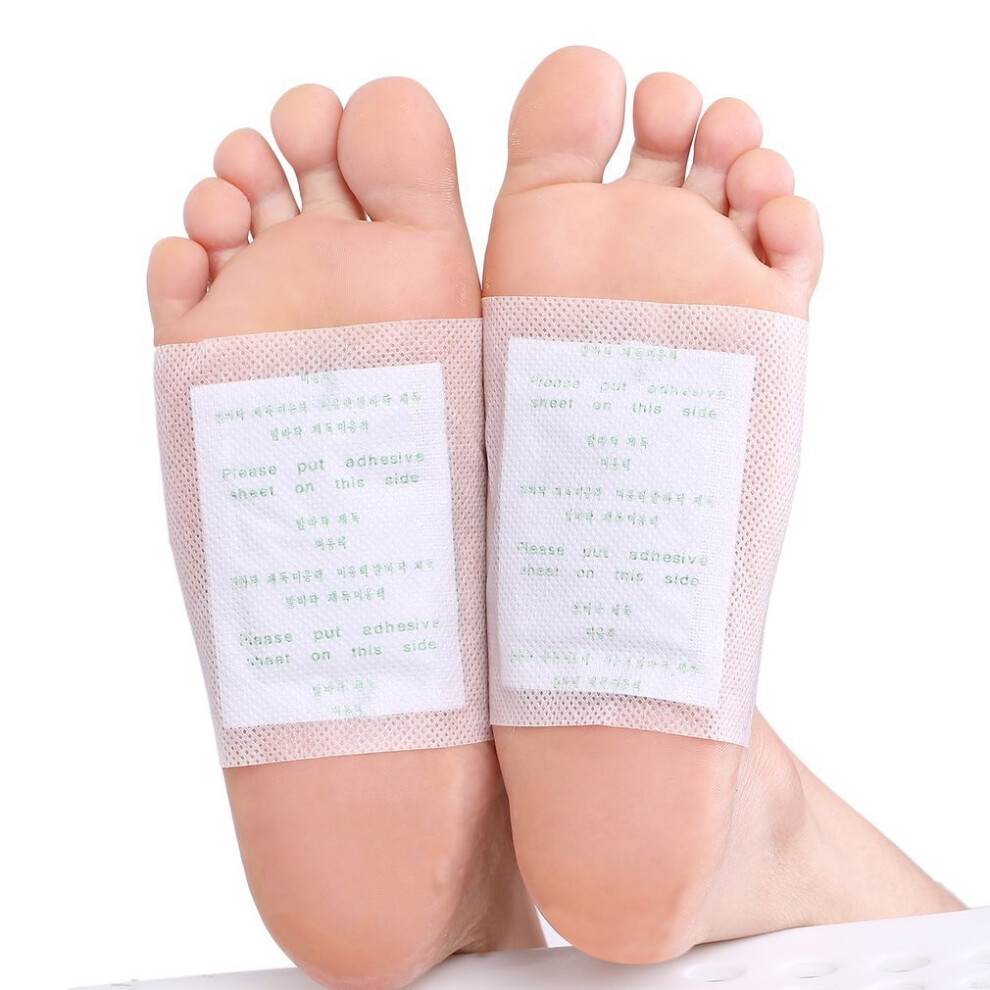 Wejoy Green 100 Pcs Detox Foot Patch Pads Detoxify Toxins Fit Health Care Detox Pa