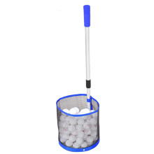 Large Capacity 120Pcs Ping Pong Ball Picker Telescopic Table Tennis Ball Picker Stainless Steel Table Tennis Picking Collecter