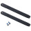 1 pair (2pieces )Snowboard Ankle Ladder Strap Binding Replacement Black 3