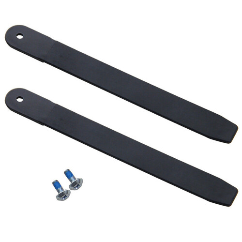 1 pair (2pieces )Snowboard Ankle Ladder Strap Binding Replacement Black 2