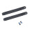 1 pair (2pieces )Snowboard Ankle Ladder Strap Binding Replacement Black 4