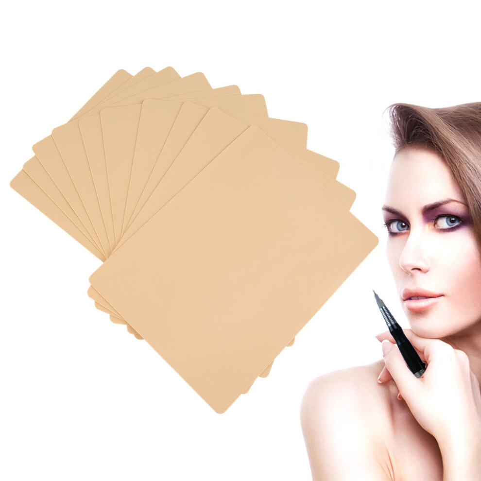 Wejoy 10Pcs Tattoo Practice Skin Cosmetic Permanent Makeup Eyebrow Practice Skin
