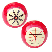 Black Eight Billiards Cueball Snooker Training Balls  Durable Resin Billiard Practice Training Pool 57mm Table Ball