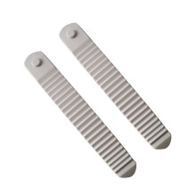 Snowboard Binding Toe / Ankle Ratchet Ankle Tongue Ladder Straps White Plastic 6.3 inch / 7 inch