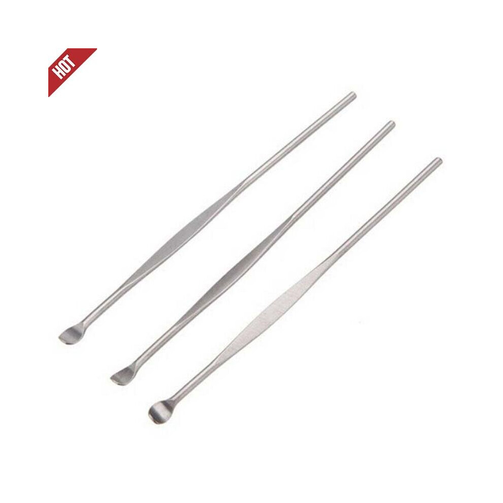 Wejoy Silver 5Pcs Earpick Unique Design Stainless Steel Ear Pick Wax Curette Remover Cleaner Care Tool