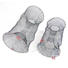 Woven Foldable Fishing Cast Net Crab Trap Fish Cages Fish Trap Loach Crayfish Shrimp Net Freshwater Fishing Equipment