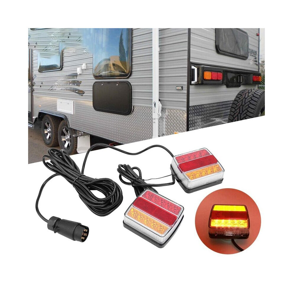 1 Set 12V Trailer Kit Tail Trailer S License Plate Lamp For Truck Caravans Horse Boxes Trailers Light 5063131434705