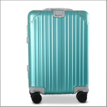 New metal suitcase custom all-aluminum magnesium alloy boarding case universal wheel 20 inch trolley case men's and women's lugg