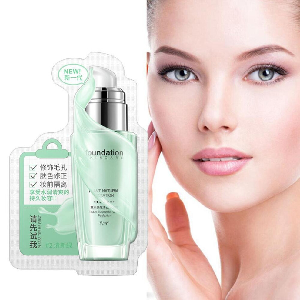 Wejoy 1/4Pcs Professional Face Base Primer Isolation Pores Foundation Concealer Cosmetics Trial Brightening Random Sample Moistur B9e5