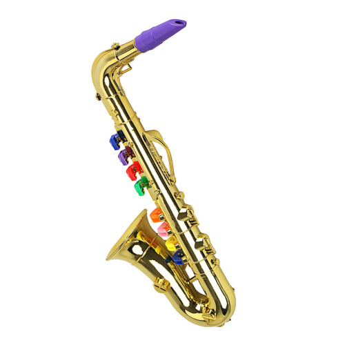 Saxophone Prop 8 Colored Notes Sax Wind Instrument Teaching Educational Toys 2