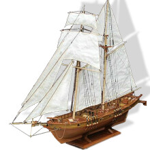 Assembling Building Kits Ship Model Wooden Sailboat Toys Sailing Model Assembled 1:100 Wooden Kit DIY