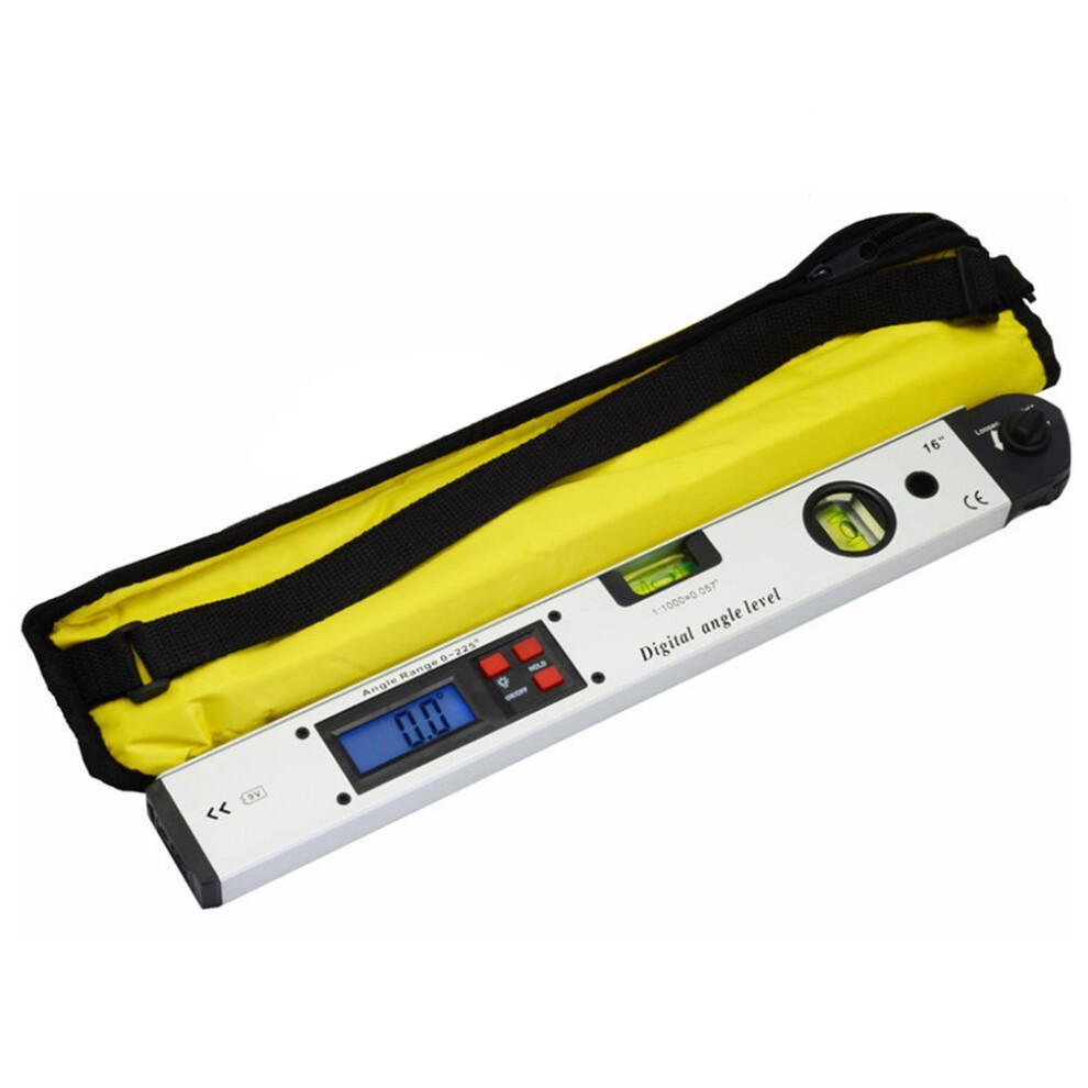 400Mm Protractor Electronic Laser Spirit Level Digital Display Angle Meter 5063131596755