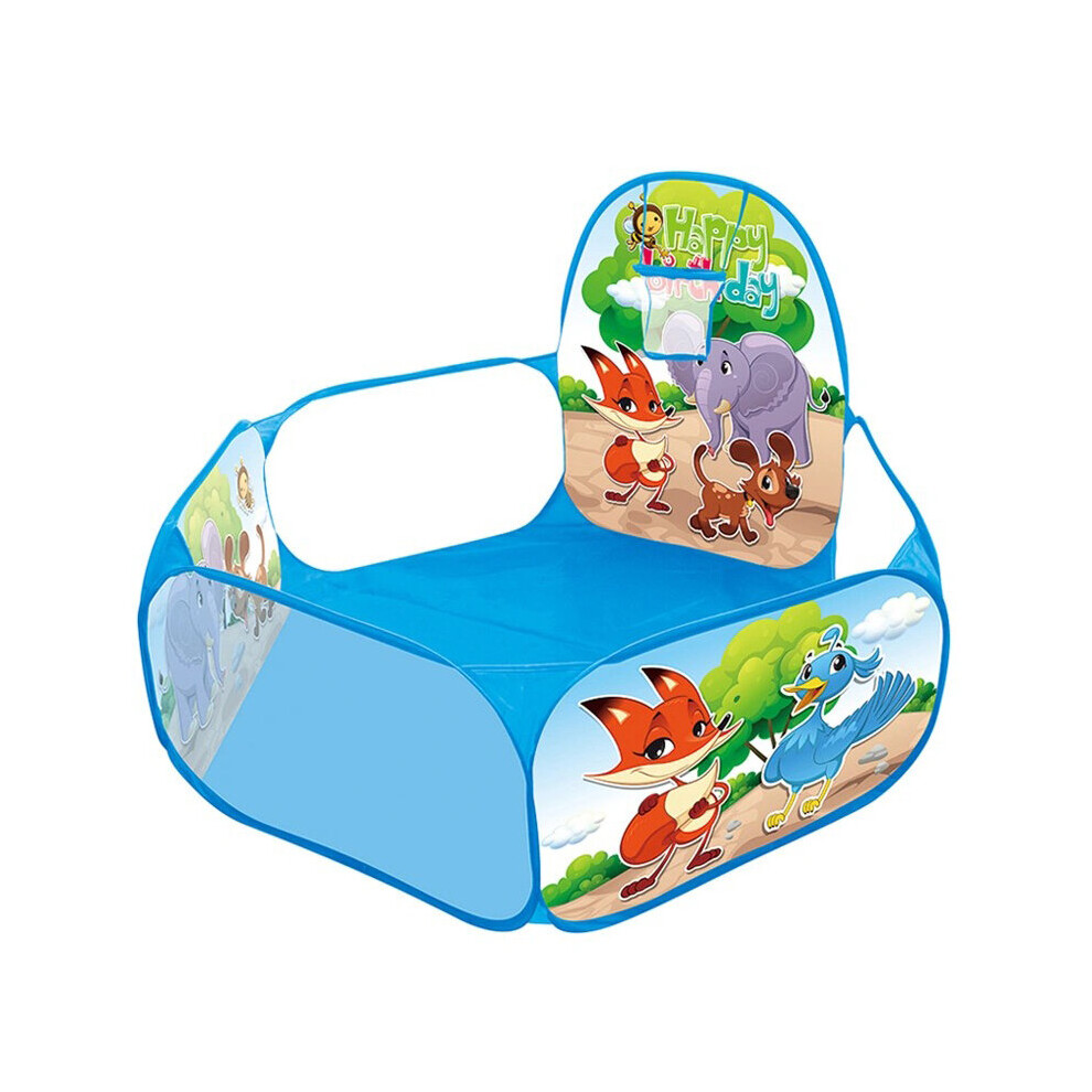 1.2M Kids Playpen Playground Baby Ball Pit Balls Dry Pool With Basketball Hoop Children's Tent Park Portable Kids Balloons Toys Wejoy