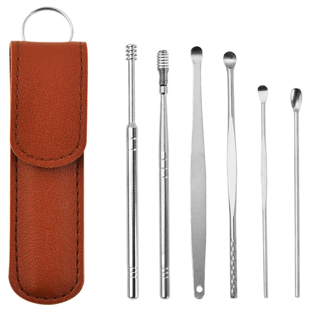 Wejoy Ear Cleaner Earwax Removal Tool Abs Earpick Curette Reusable Ear Cleaning Wax Remover Spring Spoon Ear Pick Cleanser Care