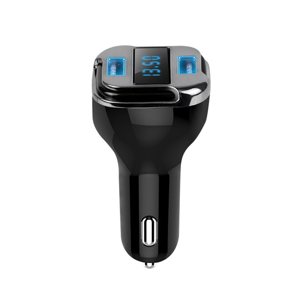 E5 Car Dual Port Usb Charger Adapter For Car Cellphone Gps Digital Display 5063131630343