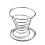 2PCS Egg Cup Boiled Eggs Holder Spiral Kitchen Breakfast Hard Boiled Spring Holder Egg Cup Cooking Tool 4
