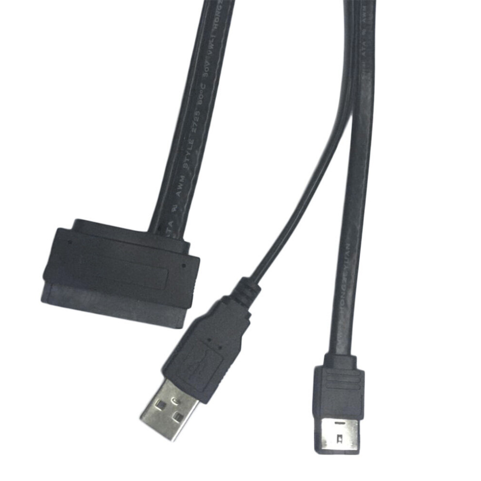 2.5 Inch Hard Disk Drive Sata 22Pin To Esata Data + Usb Powered Cable New 5063131636277