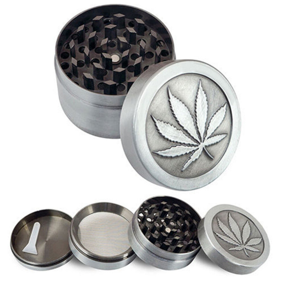 Wejoy 4 Layer Zinc Alloy Herb Grinder 40Mm Spice Grass Weed Tobacco Smoke Grinders For Men Smoking Accessories