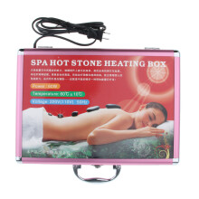 SPA Hot Stone Rock Heating Box Massage Stone Warmer Case Heater US Plug