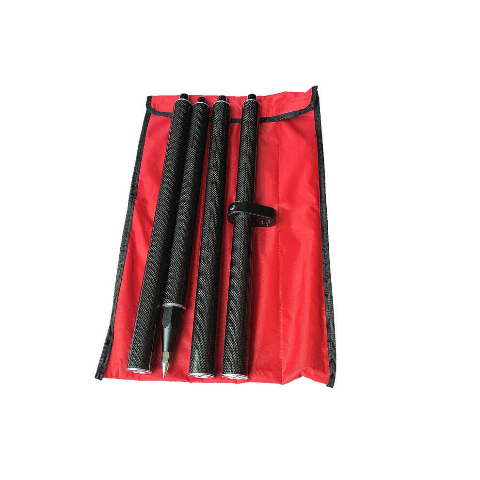 1.8M Survey Pole Carbon Fibre Gnss Rtk Surveying Gps Prism Type 4 Pcs Poles 5/8 Thread For Total Station New Arrivals 2021 5063131579253