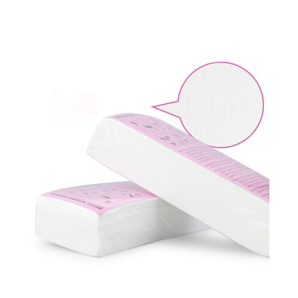 Wejoy 10/100/200Pcs Disposable Hair Removal Depilatory Nonwoven Epilator Wax Strip Paper Roll Waxing Non-Irritating Body Hair Removal