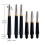 3pcs/Pack Alloy  Shaft 360 Rotatable Darts Stem Replacement Black 7