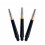 3pcs/Pack Alloy  Shaft 360 Rotatable Darts Stem Replacement Black 3